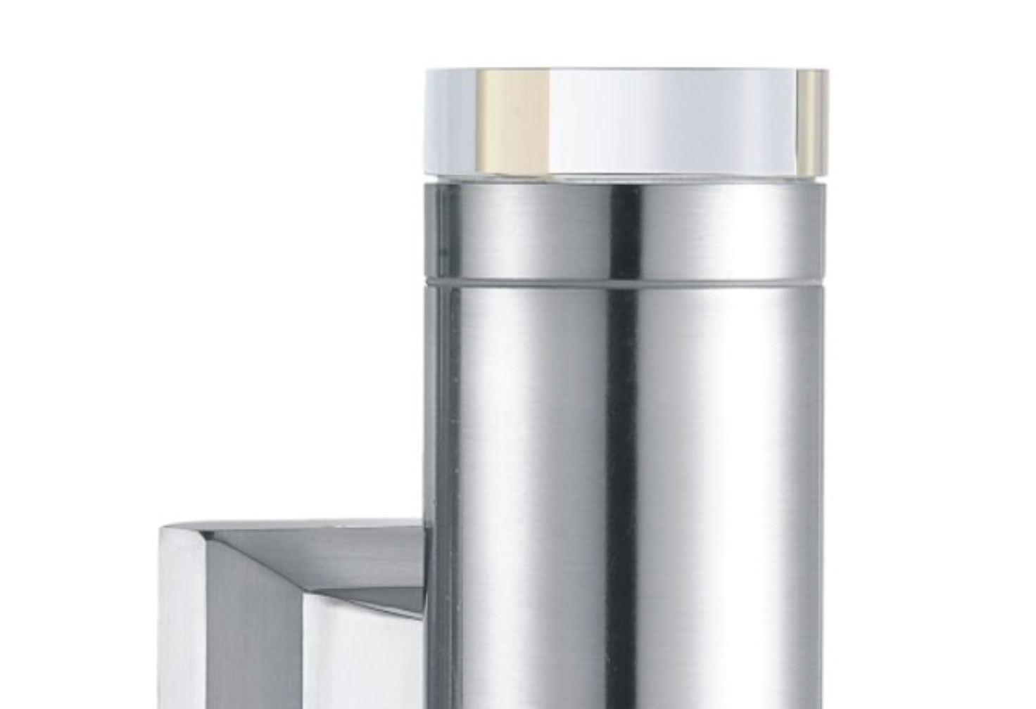 Silver Wall Light Crystal diffuser Up&Down Exterior/Interior  230mm IP 44 Endon Lighting