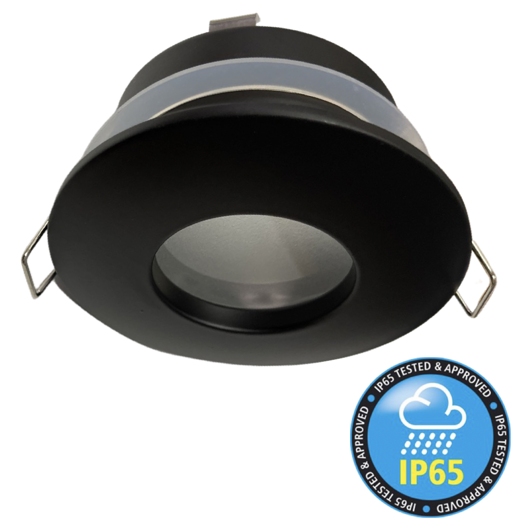 Matt Black  Bathroom Ceiling Light Downlight Spotlight  IP65 UKEW