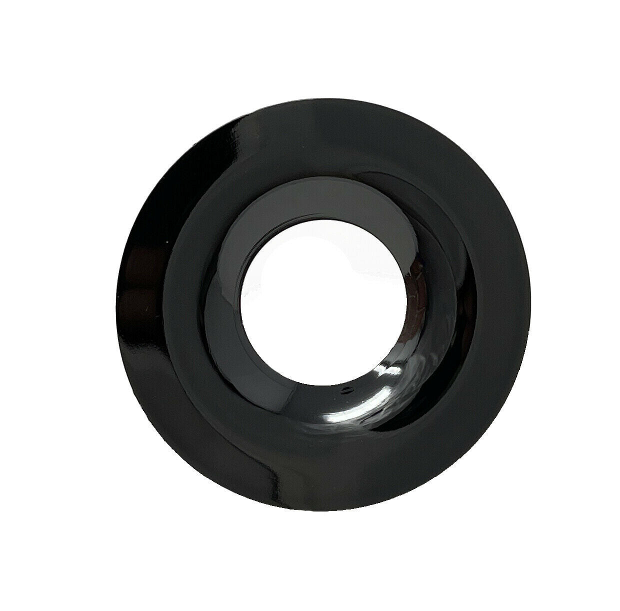 Round Black GU10 Fix curved Led Ceiling Recessed Downlight Spotlights UKEW®