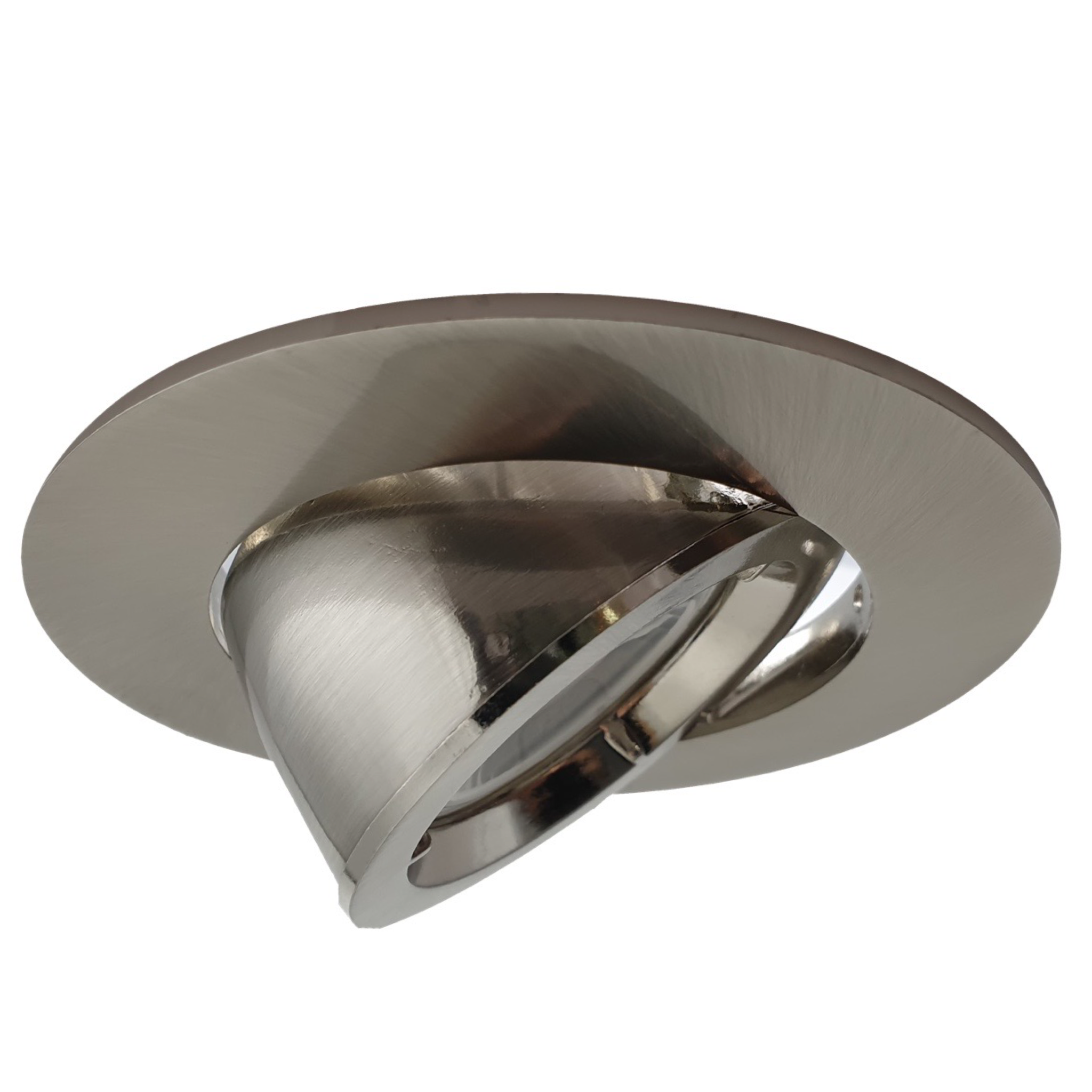 105mm Satin  Downlights satin GU10 Tilt Directional Recessed Ceiling Spotlight UKEW®